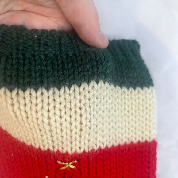 Knitted Christmas Stocking Christmas Tree & Presents Holiday Fireplace Decor - Picture 6 of 8